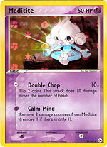 Meditite - 65/101 - Common - Reverse Holo